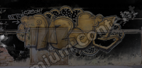 photo texture of grafitti decal 0001